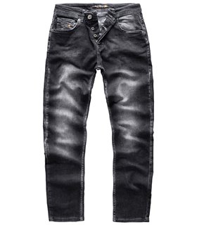 Rock Creek Herren Jeans Regular Fit Dunkelgrau RC-2273