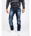 Rock Creek Herren Jeans Comfort Fit Dunkelblau RC-2091