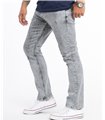 Rock Creek Herren Jeans Regular Slim Dunkelgrau Stretch RC-2106