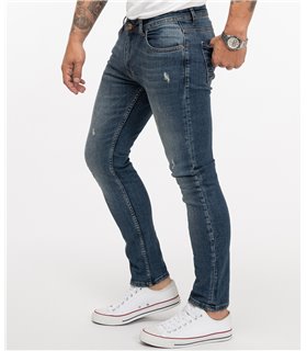 Rock Creek Herren Jeans Slim Fit Blau RC-2274