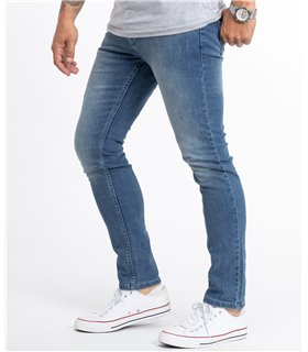 Rock Creek Herren Jeans Stretch Slim Fit Blau RC-2113