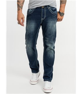 Rock Creek Herren Jeans Comfort Fit Blau RC-2056 