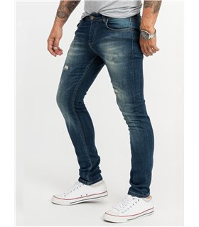 Rock Creek Herren Jeans Slim Fit Blau RC-2145
