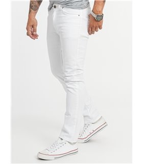 Rock Creek Herren Jeans Slim Fit Weiß RC-2155