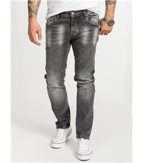 Rock Creek Herren Jeans Regular Fit Blau RC-2405