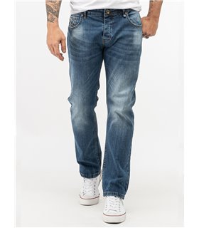Rock Creek Herren Jeans Regular Fit Blau RC-2282